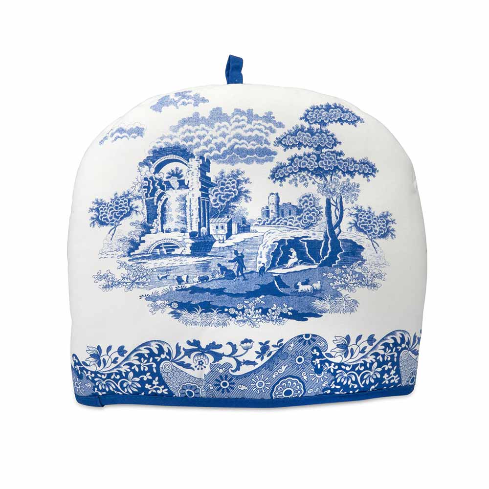 英國Spode 義大利藍 36*27cm棉製溫茶套