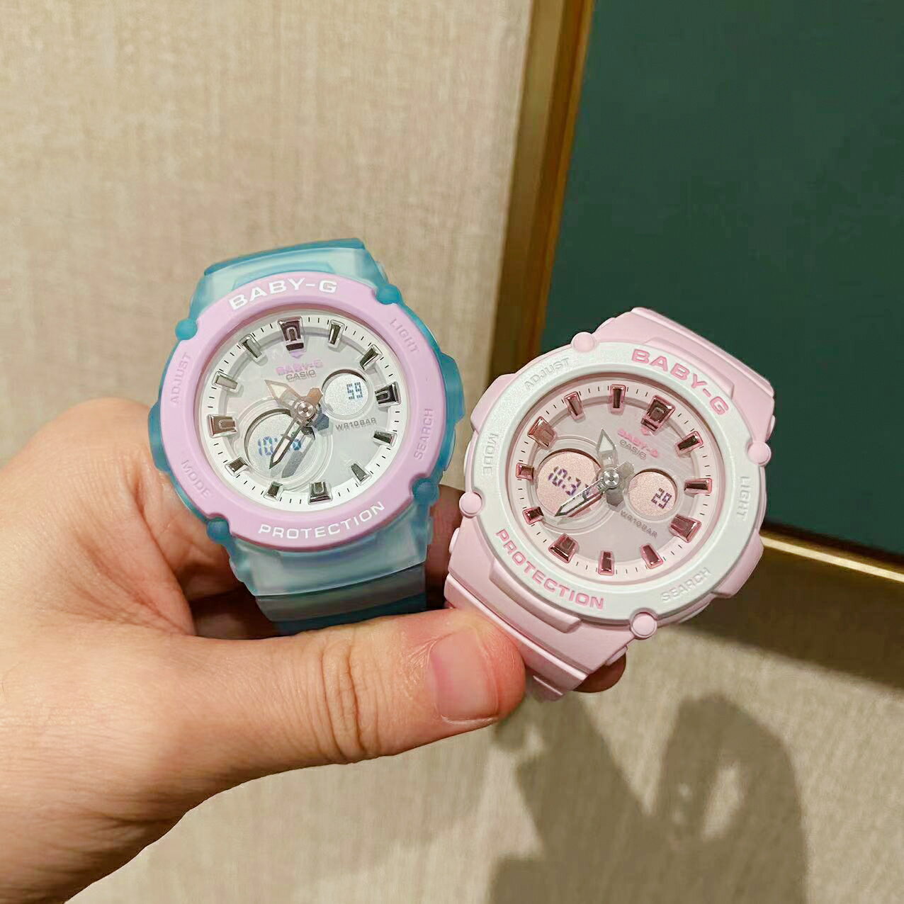 卡西歐BABY-G運動防水冰淇淋清爽配色手錶BGA-270-2A/4A 275【北歐居家生活】