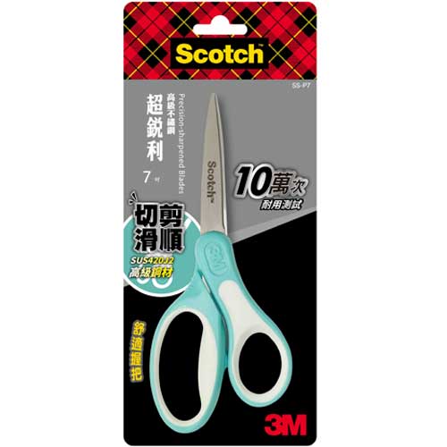 3M Scotch 超銳利不銹鋼金屬事務剪刀 7 吋