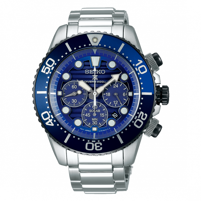 大台中時計SEIKO精工 Prospex太陽能潛水計時手錶SSC675P1/43.5mm