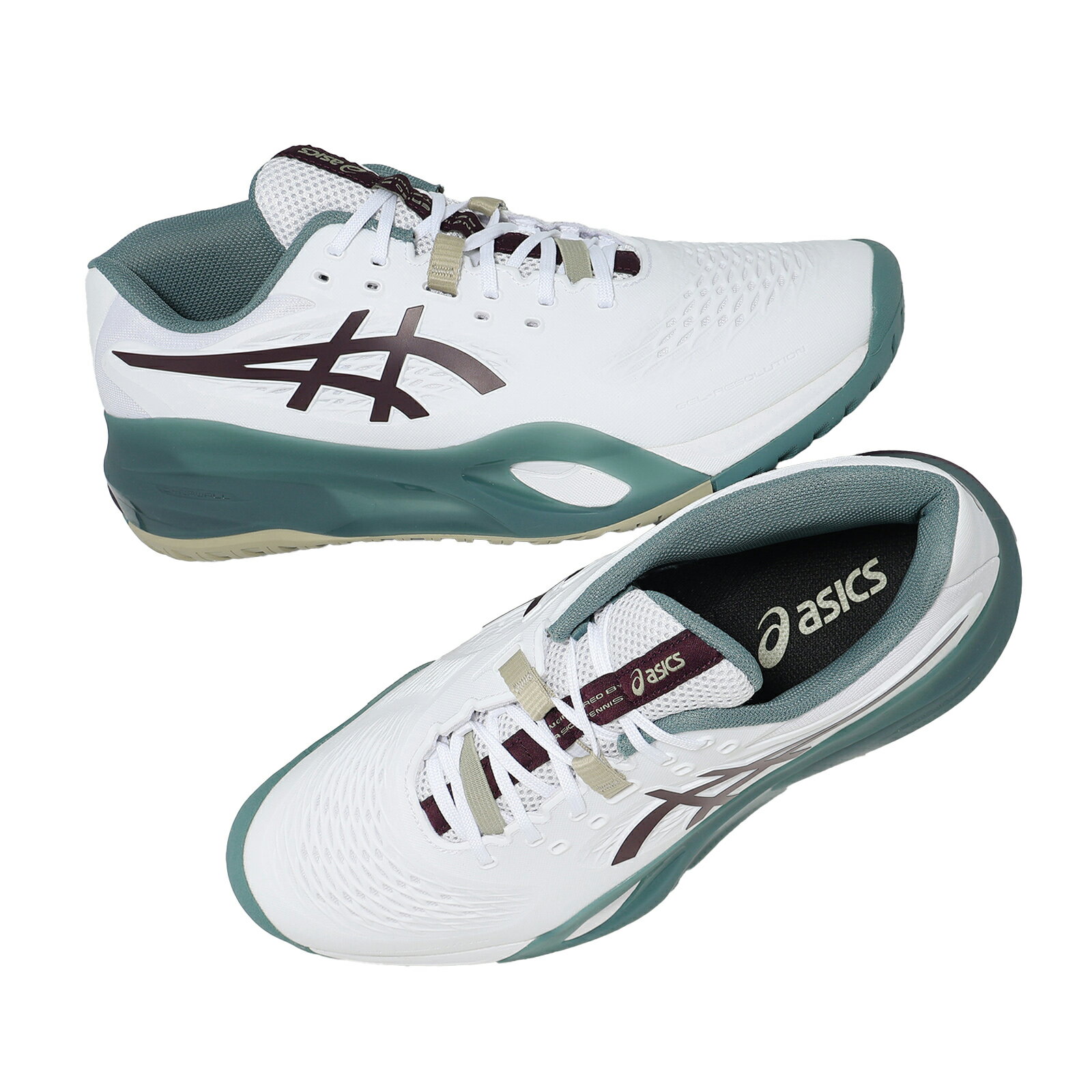 Asics 亞瑟士 網球鞋 GEL-Resolution X 2E 寬楦 男鞋 白 底線型 美網 1041A487104 5