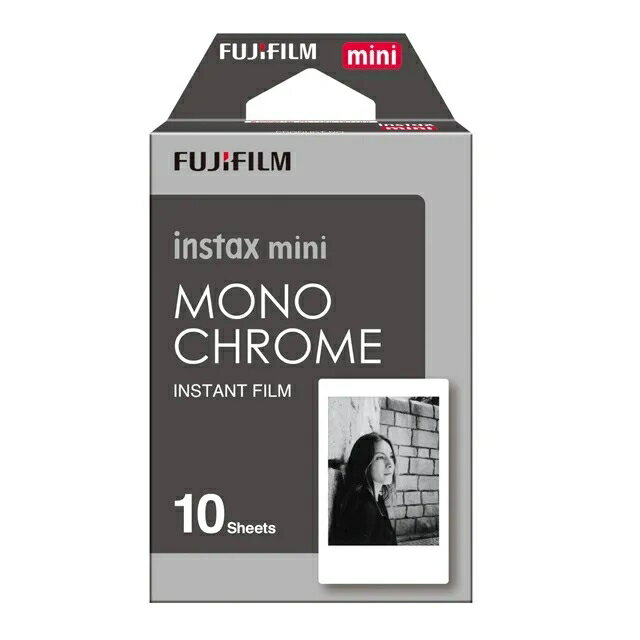 【中壢NOVA-水世界】【APP下單4%點數回饋】富士 Fujifilm instax mini (黑白復刻 底片) 懷舊 復古 拍立得 SP1