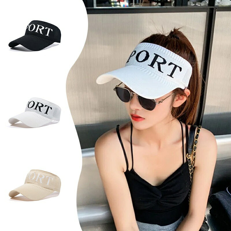 現貨+預購 空頂帽防曬帽-針織鏤空網洞透氣男女帽子母親節禮物6色74cp23【獨家進口】【米蘭精品】 0