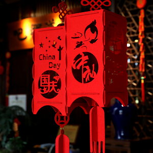 中秋節小紅燈籠掛飾商場場景布置國慶裝飾中式喜慶庭院燈籠宮燈