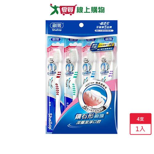 刷樂曲線牙刷3+1入【愛買】