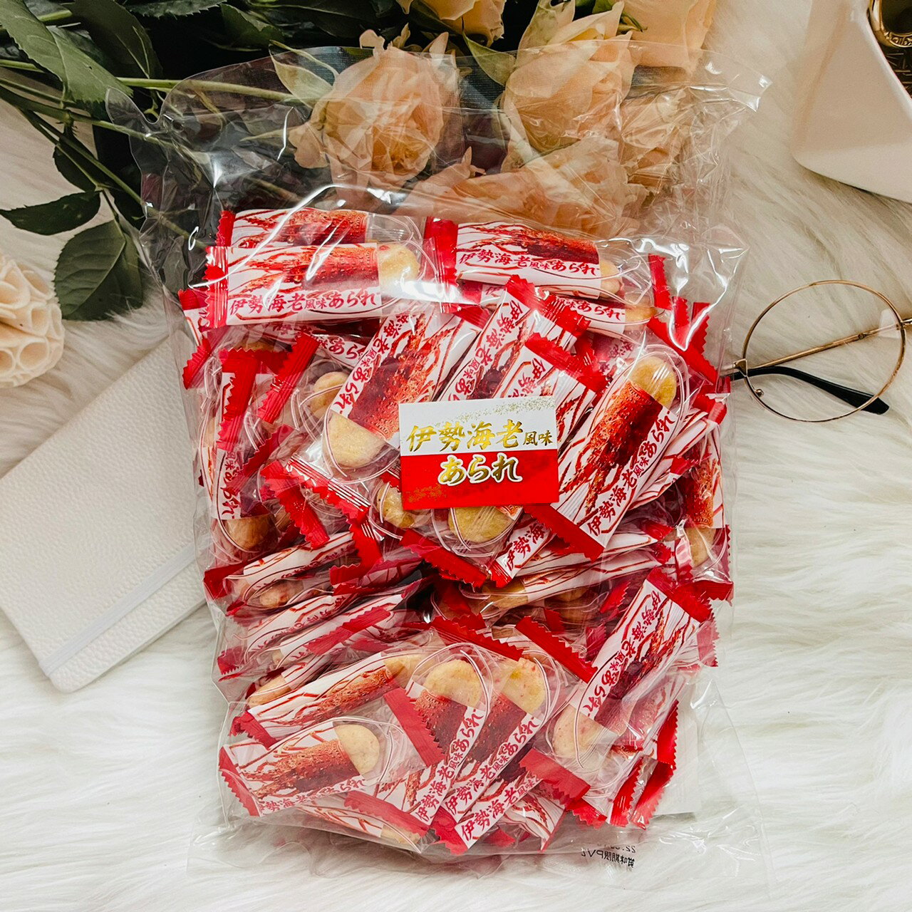 日本 尼西 新西 伊勢海老風味米果 龍蝦造型包裝米果 龍蝦 285g｜全店$199免運