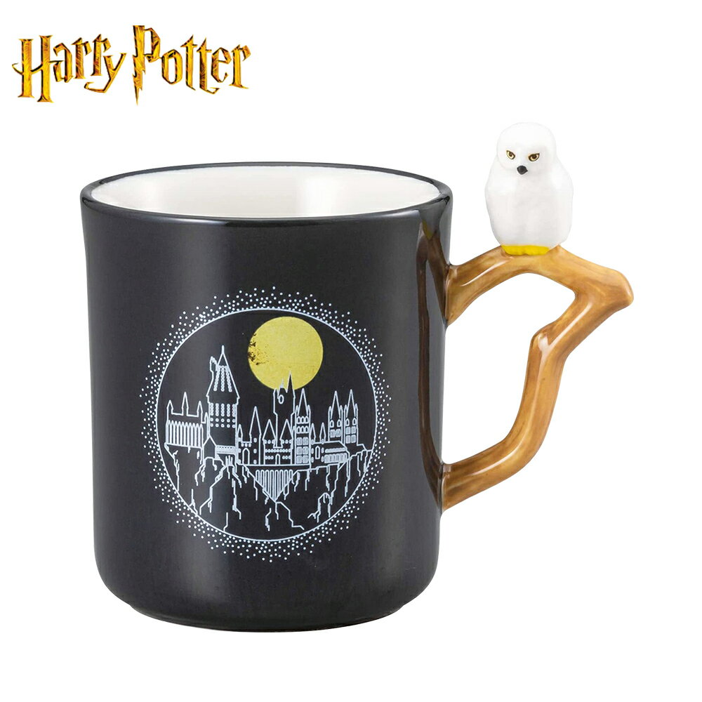 【日本正版】嘿美 陶瓷 馬克杯 260ml 咖啡杯 貓頭鷹 哈利波特 Harry Potter - 265856