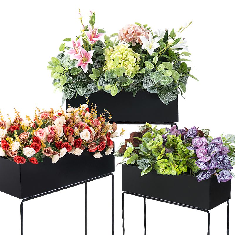 免運 公司貨 仿真花擺件 裝飾品 假花 盆栽 裝飾花藤 戶外仿真花隔斷花箱花架假綠植造景售樓部庭院花壇店鋪外擺裝飾花