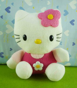 【震撼精品百貨】Hello Kitty 凱蒂貓 絨毛磁鐵-桃全身【共1款】 震撼日式精品百貨
