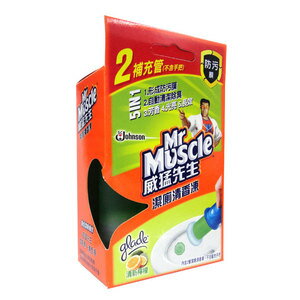 威猛先生 潔廁清香凍-清新檸檬(2補充管) 38gX2入/盒【康鄰超市】