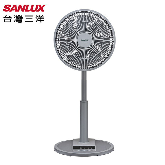 【SANLUX台灣三洋】12吋微電腦自然風遙控立扇(灰色) EF-T12AJ2