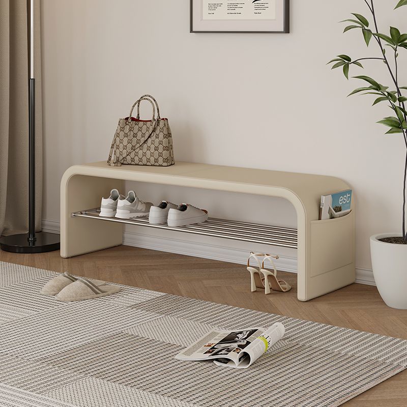 小戶型換鞋凳門口家用長條可坐鞋柜輕奢高級感入戶穿鞋凳坐凳一體