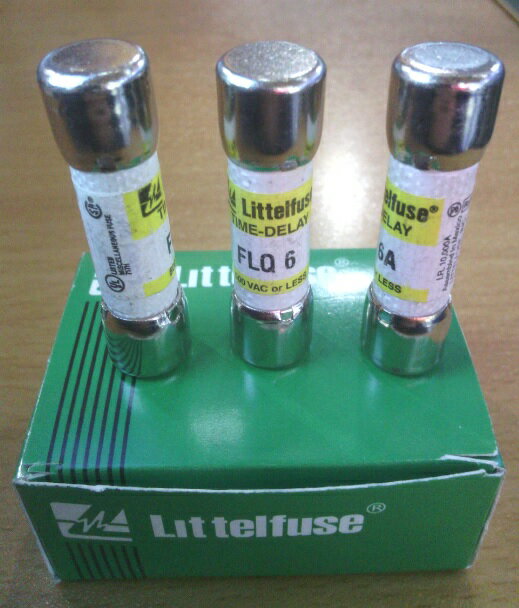 FLQ 20A 美國Littelfuse力特10*38延時熔斷器/進口保險絲 20A500V