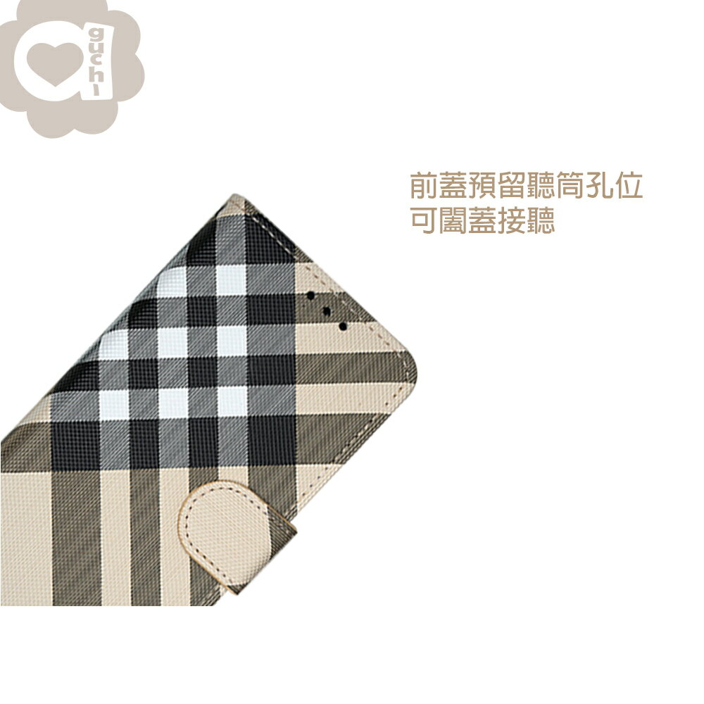 Apple iPhone 13 Pro Max (6.7吋) (精品版) 英倫格紋經典手機皮套 側掀磁扣支架式皮套 5色可選 1