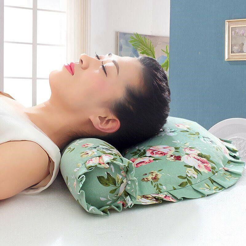 修復頸椎枕頭睡覺專用用品便攜單個防頸椎蕎麥枕助睡眠靠枕頭枕