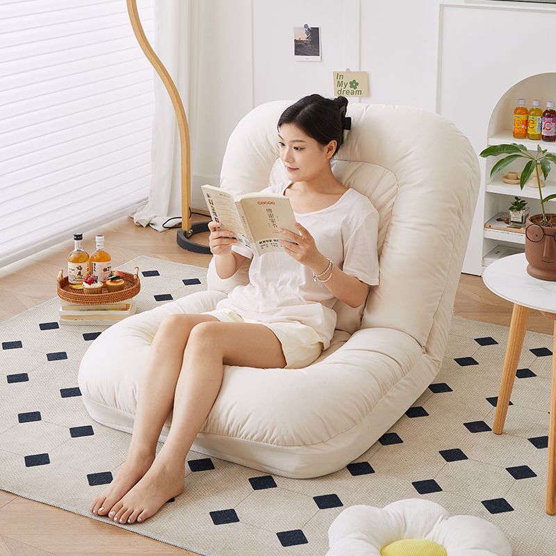 可躺可睡和室折疊座椅 【最低價 公司貨】懶人沙發日式單人臥室床上陽臺飄窗靠背椅◆生活百貨挖寶節 2