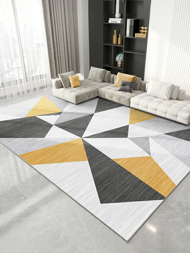 北歐地毯客廳沙發茶幾毯現代簡約輕奢家用地毯臥室滿鋪大面積地墊
