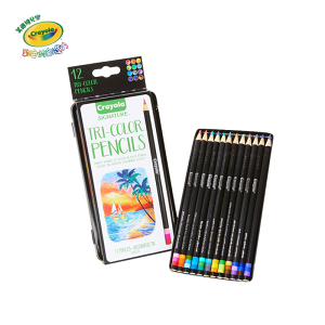 Crayola繪兒樂 三色頭色鉛筆精裝組 12入