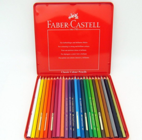 FABER-CASTELL油性色鉛筆24色 - 筆記具