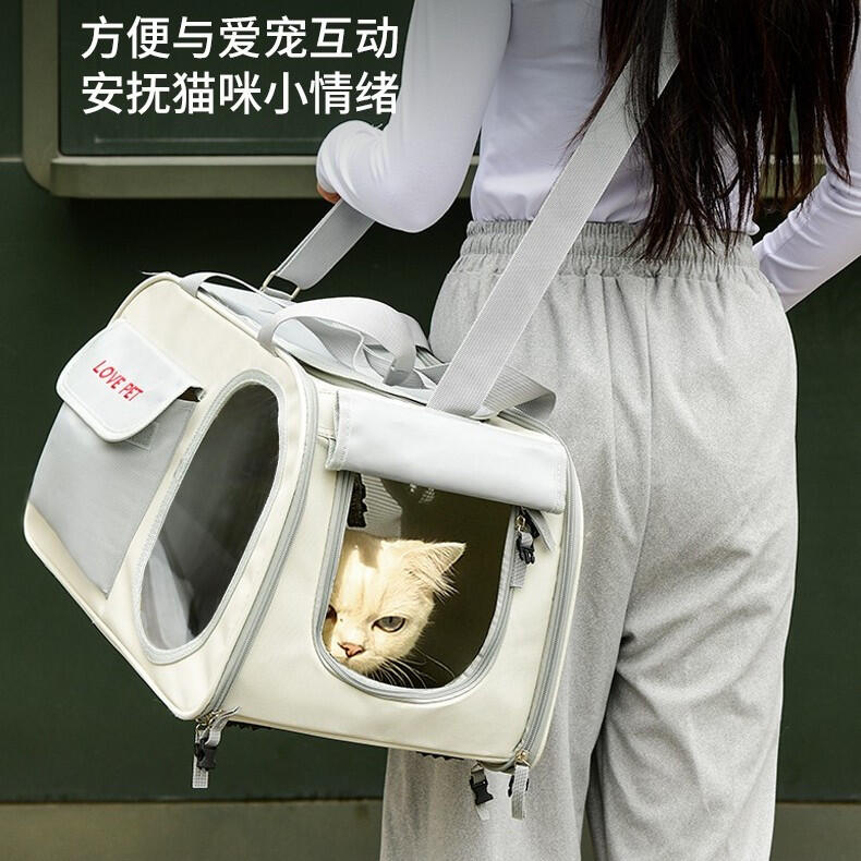 寵物太空包 貓包 寵物手提包 太空艙 貓包外出便攜式寵物包單肩包大容量包防抓防應激手提式狗狗外出包