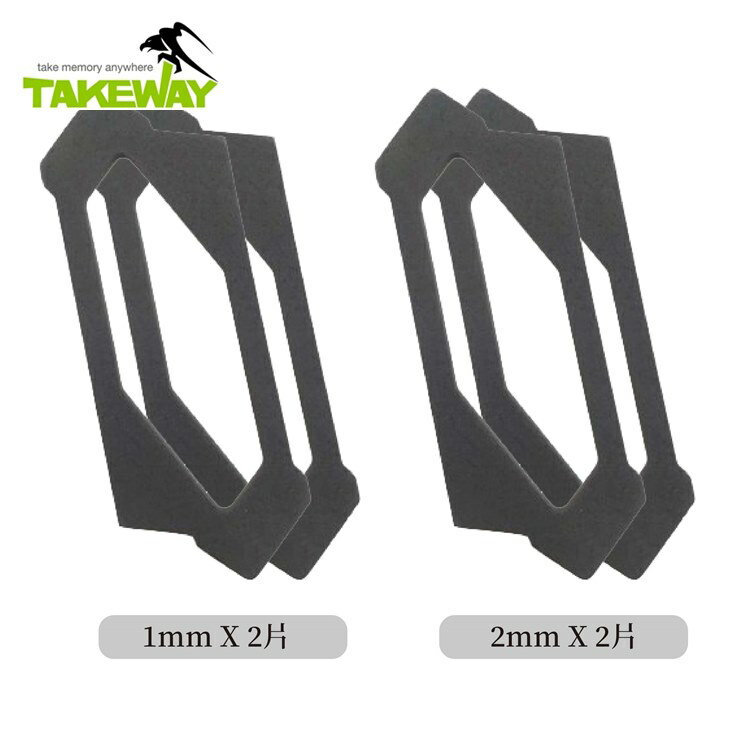 又敗家@臺灣製TAKEWAY厚2mm/1mm抗震吸震泡棉共4入組T-SP02適黑隼Z手機座T-PH05、LA1-PH05【全館299超取免運】【APP下單跨店最高22%點數回饋】