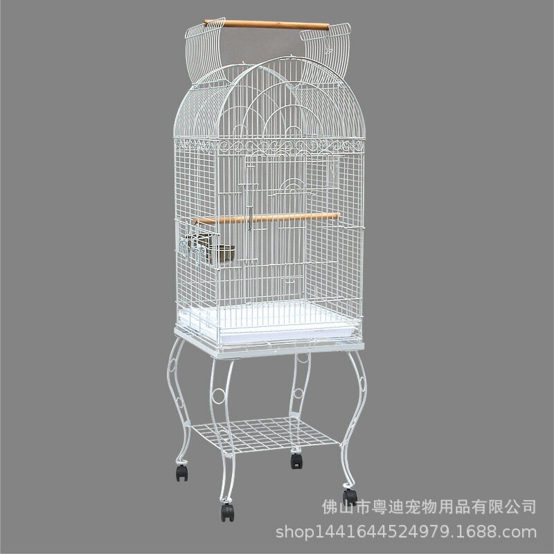 【輕巧便攜】寵物籠 鳥籠 鸚鵡籠 展示籠 鐵絲籠 手提外出籠 透氣通風 摺疊收納 附底盤 中小型鳥適用