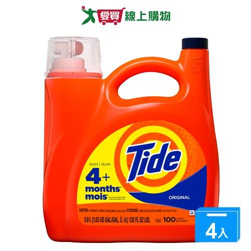 Tide汰漬2倍超濃縮洗衣精132ozx4入(箱)【愛買】