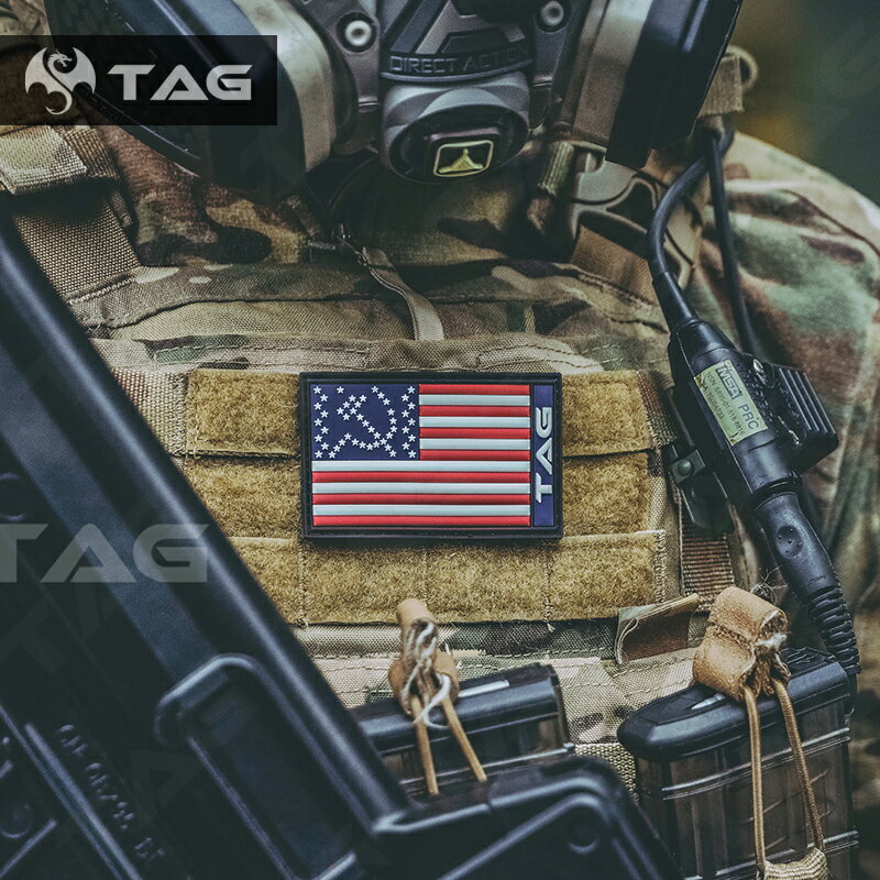 TAG 后蝙蝠時代全境封鎖美國國土戰略局 賽博朋克章 美國國旗章