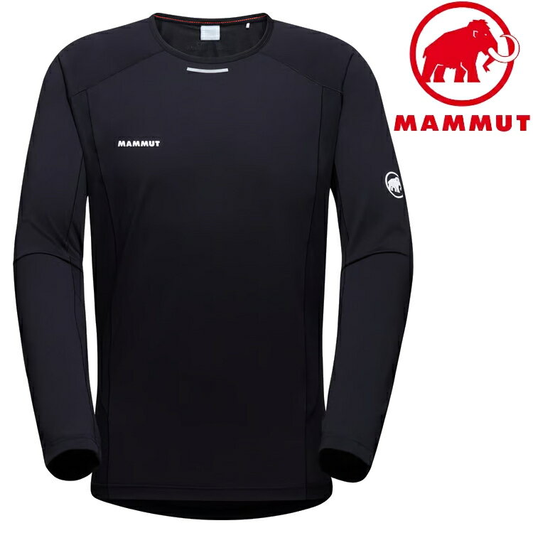 Mammut 長毛象 Aenergy FL Longsleeve 男款 長袖排汗衣 1016-01370 0001 黑
