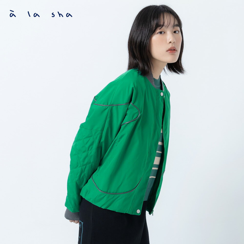 a la sha 個性剪接外套