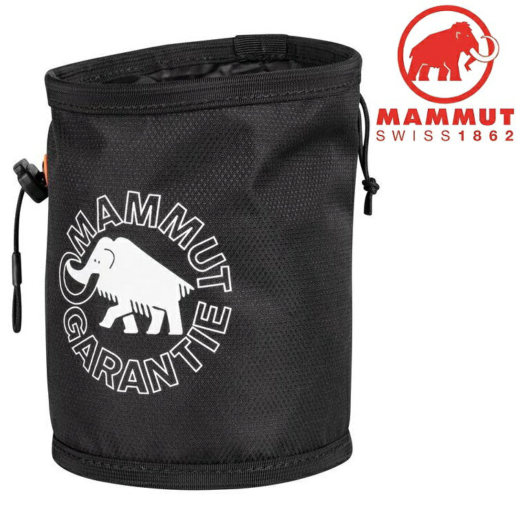 Mammut 長毛象 Gym Print Chalk Bag 印花攀巖粉袋 2050-00340 0001 黑