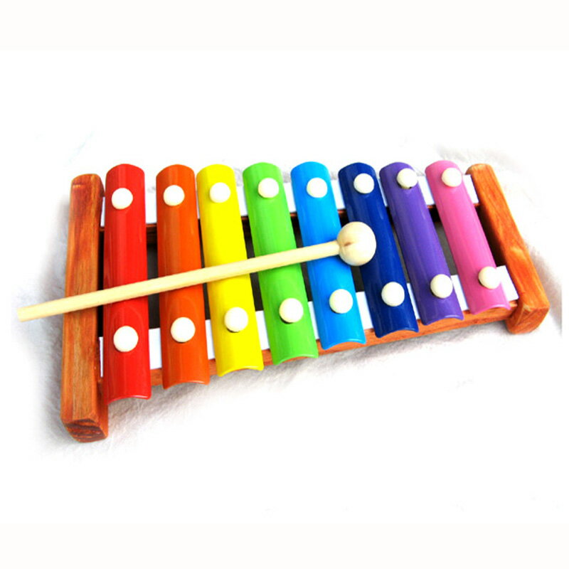 木制品幼兒兒童早期教育 音樂益智打擊樂器玩具 木槌手敲擊小木琴 0