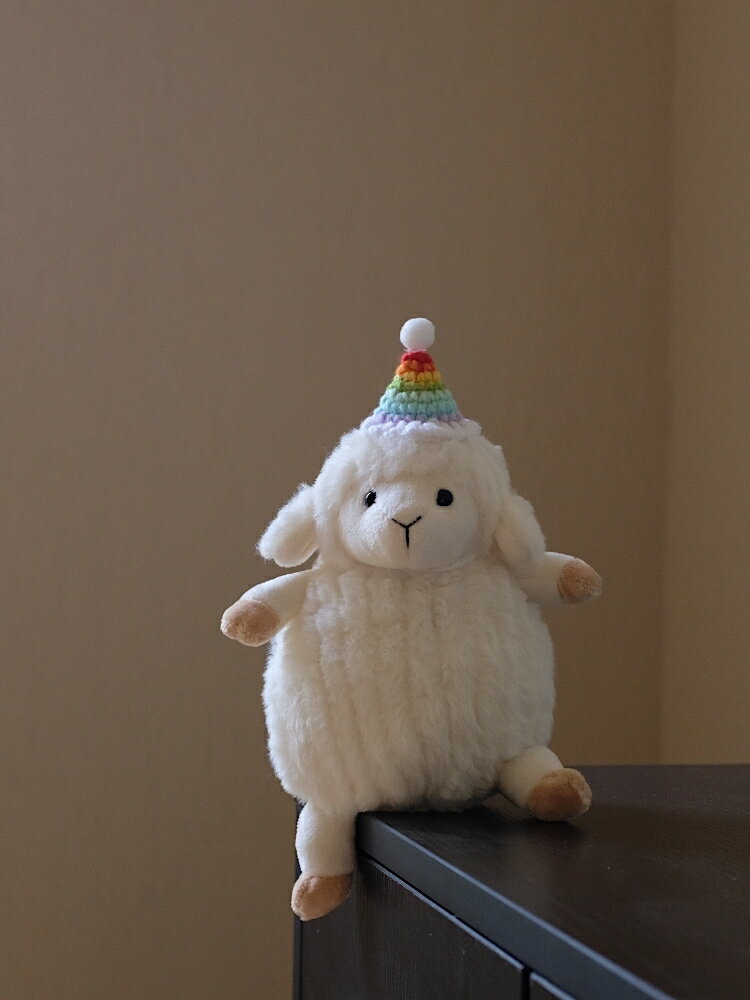 耶誕節禮物 交換禮物 結婚伴手禮小不點綿羊毛絨玩具可愛cute迷你白羊公仔娃娃安撫玩偶