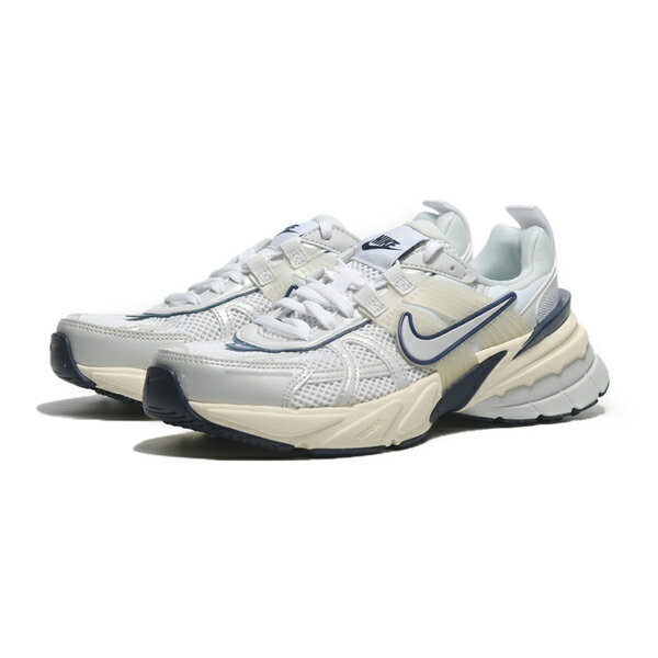 【滿千折百】NIKE 慢跑鞋 V2K RUN RUNTEKK 米白藍 奶油底 Y2K 復古 女 FD0736-102