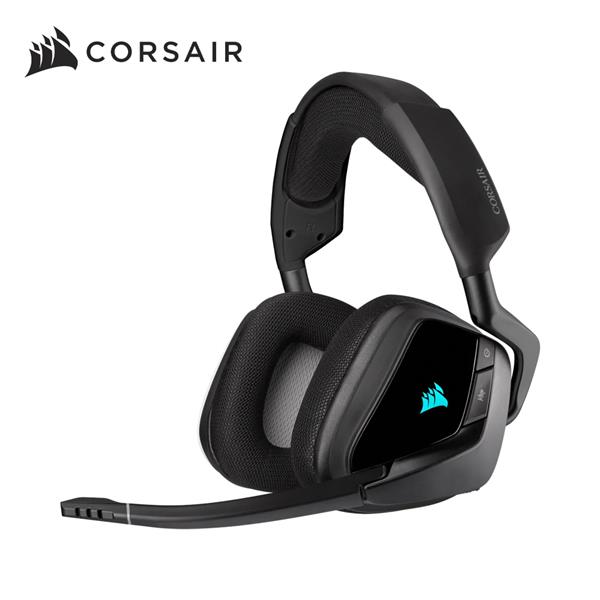 海盜船 Corsair VOID RGB ELITE WIRELESS 無線電競耳機麥克風【黑】