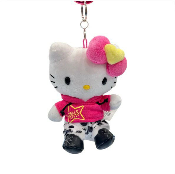 【震撼精品百貨】Hello Kitty 凱蒂貓~日本三麗鷗sanrio KITTY造型絨毛娃娃吊飾-休閒*15936