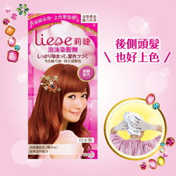LIESE【莉婕】泡沫染髮劑 魅力彩染系列 黑醋栗色 (34ml+66ml+8g)