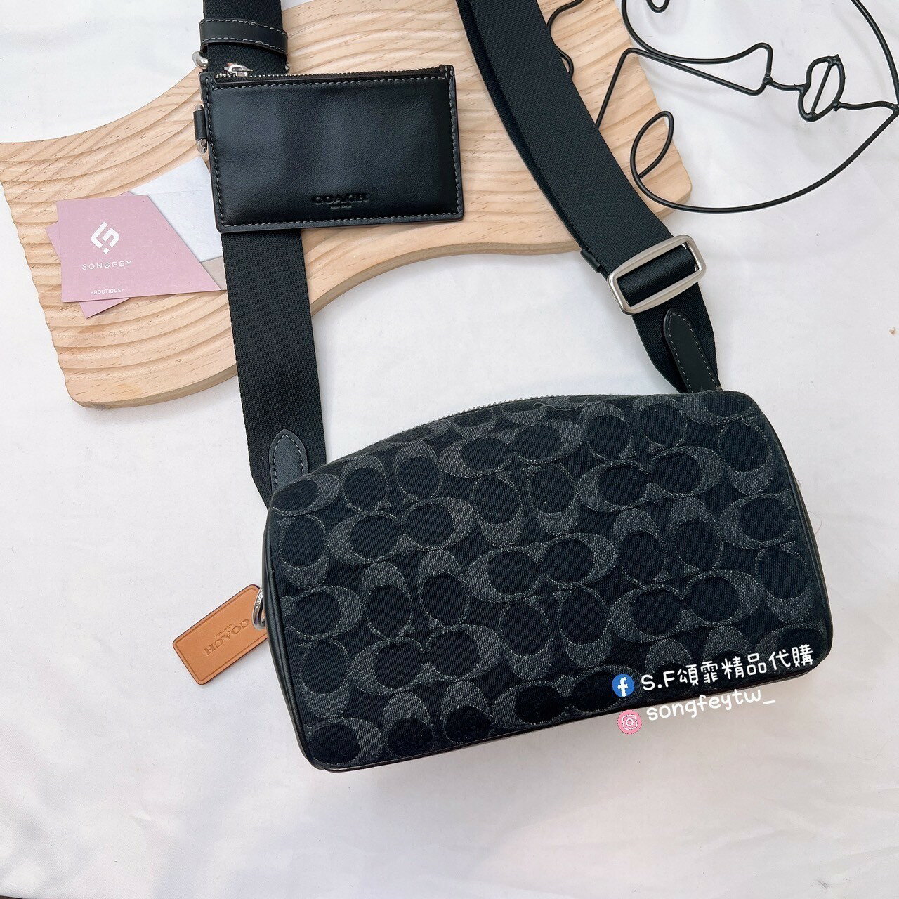 美國代購🇺🇸台灣現貨 Coach  1+1圓筒包 斜背包【送禮精選★APP下單點數4倍送】