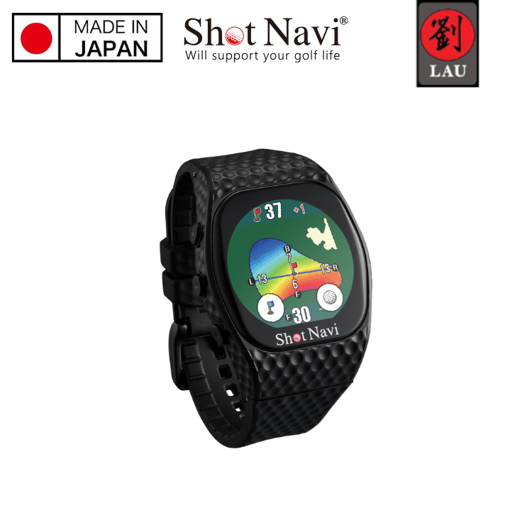 【日本製專業高爾夫GPS定位手錶】Shot Navi  INFINITY Touch 高爾夫GPS定位手錶(黑) 1