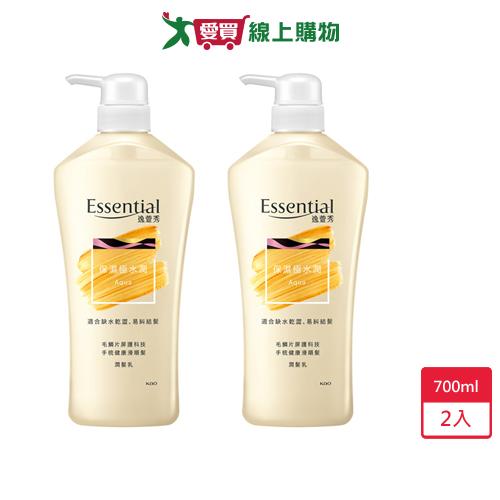 逸萱秀保濕極水潤潤髮乳700mlx2入【愛買】