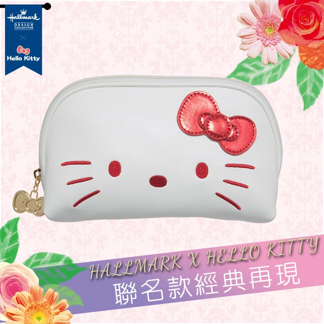 <br/><br/>  競標品【唯愛日本】14102900001 D型化妝包-淘氣凱蒂白 三麗鷗 Hello Kitty 凱蒂貓 收納包 流行包<br/><br/>