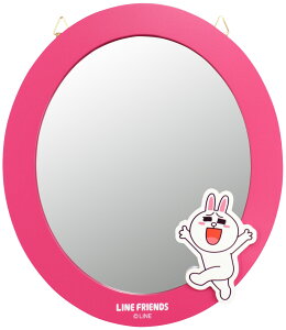真愛日本 造型鏡 兔兔 LINE公仔 饅頭人兔子熊大 掛鏡 鏡子 正品 限量