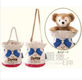 【真愛日本】 14032700024 經典限定水桶提袋-海軍達菲 Duffy 達菲熊&ShellieMay 手提包