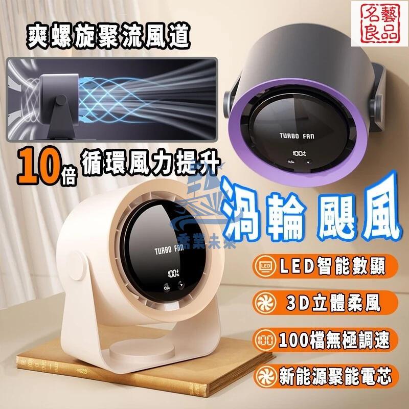 附發票 颶風級 7吋電風扇 渦輪增壓智慧風扇 製冷移動風扇 100檔高速渦輪強風風扇 空氣循環扇 空調風扇 辦公室風扇 快速出貨