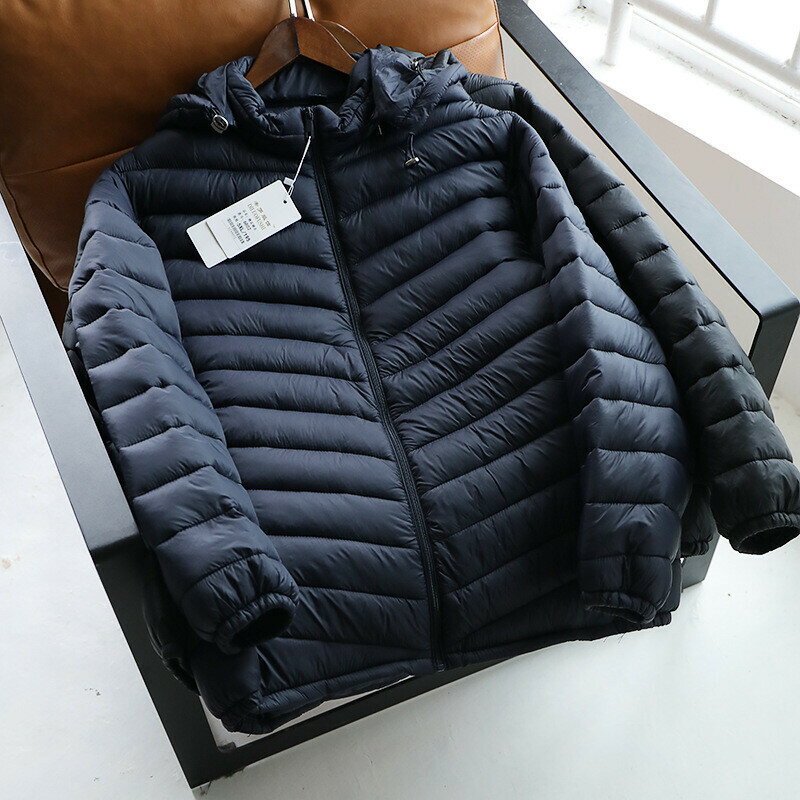【秋冬上新】3XL-6XL大碼外套 男裝外套 保暖外套 秋冬男棉衣戶外休閒連帽外套保暖時尚純色棉服防風保暖輕薄男棉服