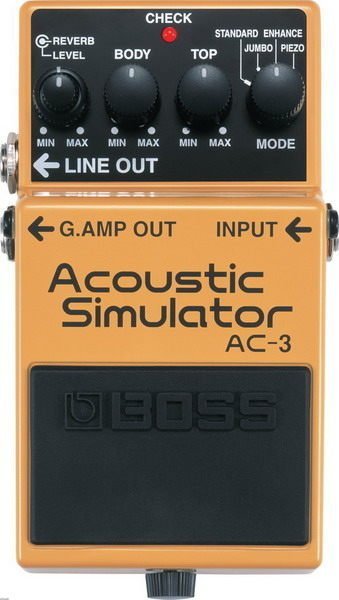 Boss AC-3 電吉他模擬空心吉他單顆效果器(最受歡迎的木吉他模擬之一)【唐尼樂器】