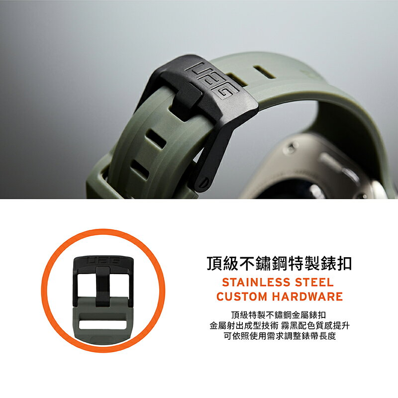 UAG new Scout 潮流 矽膠  錶帶 適用 Apple Watch 適用 42 44 45 49 mm 7