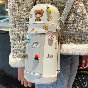 保溫壺家用大容量保溫杯男士女士戶外旅行便攜水壺瓶車載式保溫桶