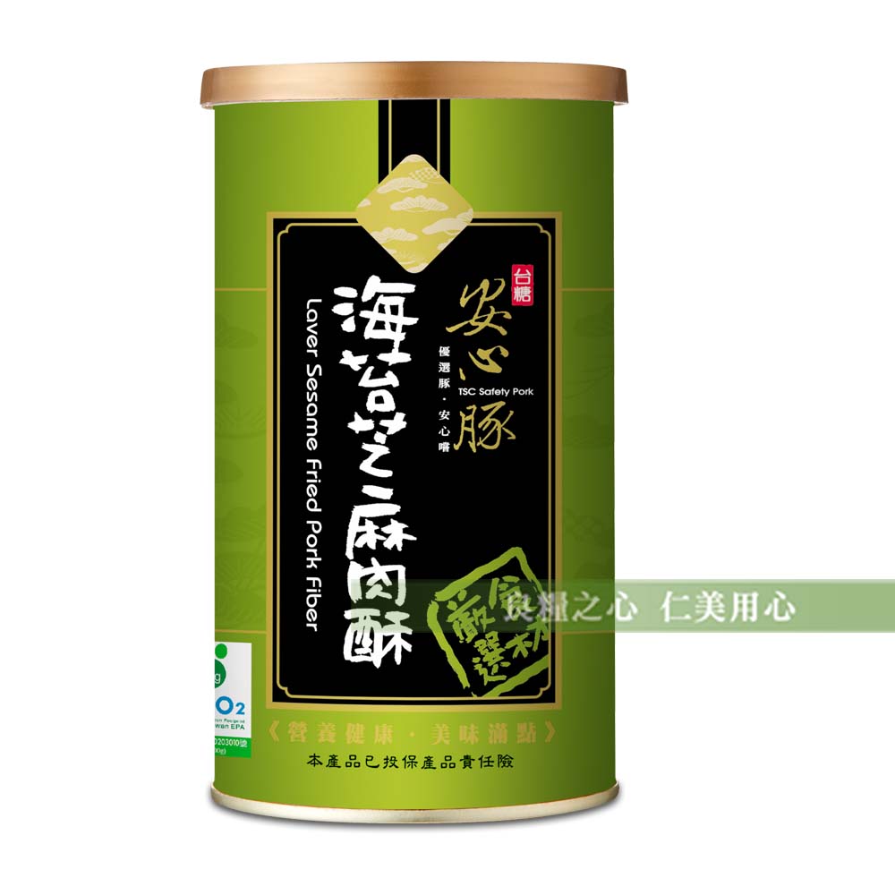 台糖 安心豚海苔芝麻肉酥(200g/罐)
