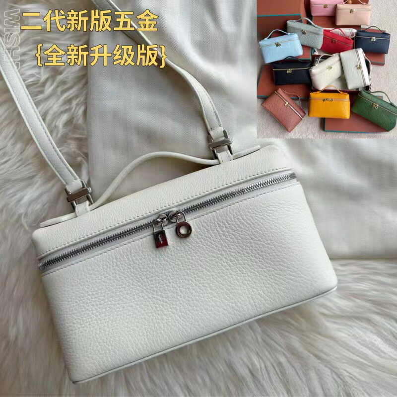 二代升級版LP19飯盒包gigi盒子包真皮時尚單肩斜背手提女包包
